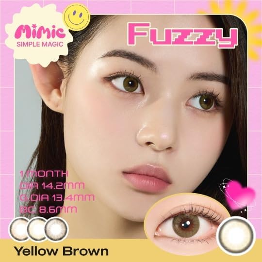 Amazon | 【8Kカラコン,世界初!特許技術を使用】ミミックレンズ